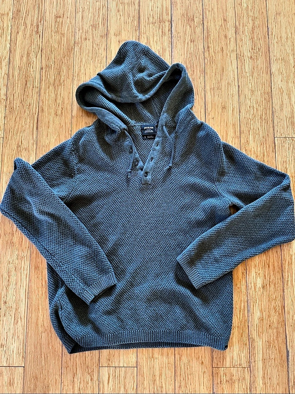 prAna Men’s Small Hooded Pullover Size Small Like New